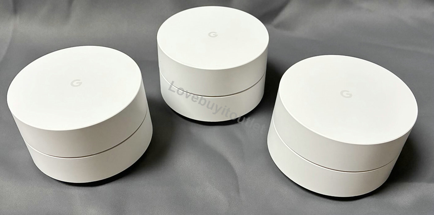 3 Pack Google Wi-Fi Mesh Network System Router Point AC1200