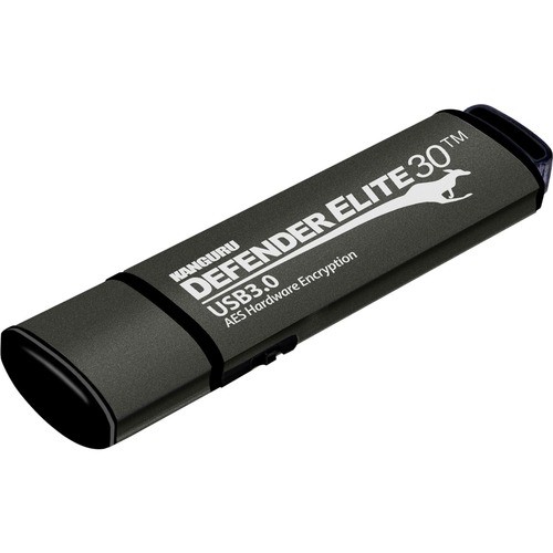 Kanguru Defender Elite30, Hardware Encrypted, Secure, SuperSpeed USB 3.0 Flash D
