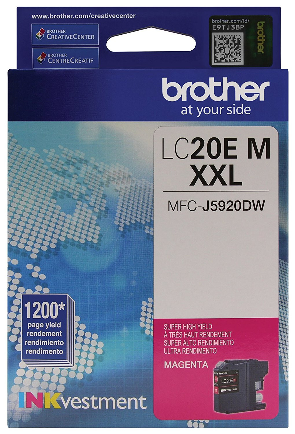 GENUINE Brother LC20E Magenta Ink Cartridge for MFC-J985DW MFC-J5920DW