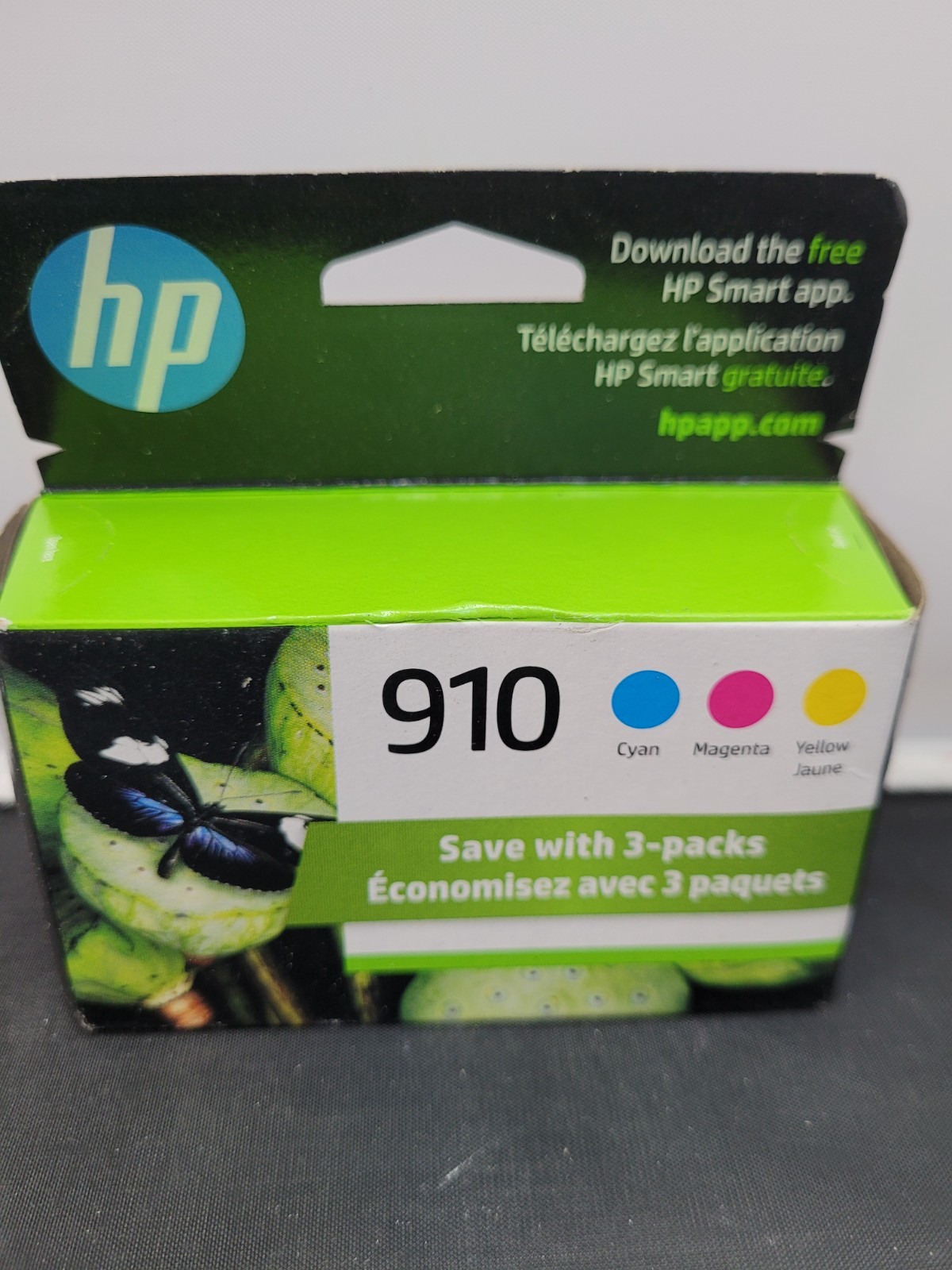 New Genuine HP 910 C/M/Y Ink Cartridges OfficeJet 8035, 8028 Exp. May 2026