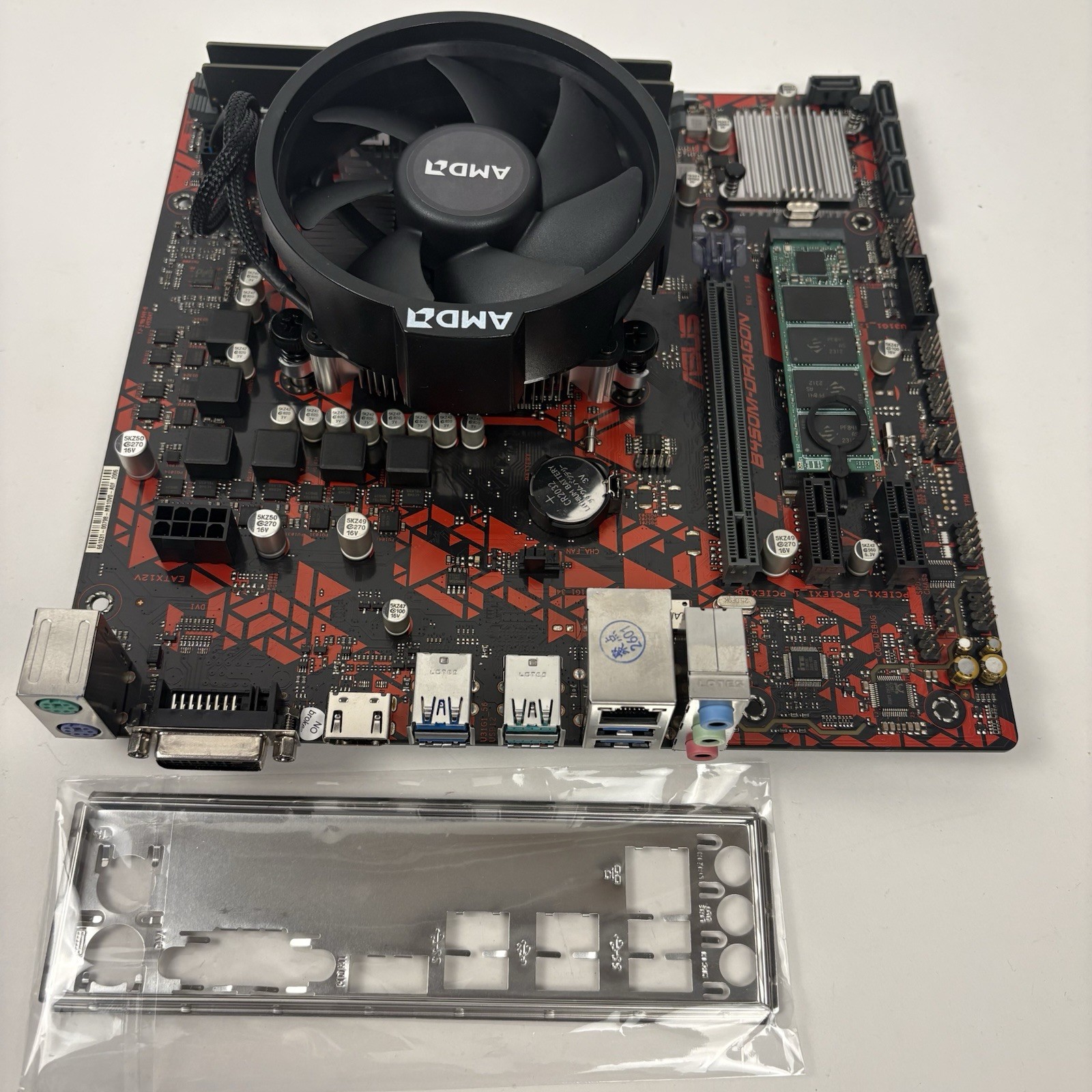 AMD Ryzen 5 5500 Gaming Motherboard CPU RAM 512GB SSD Combo 16GB DDR4 Asus Win11