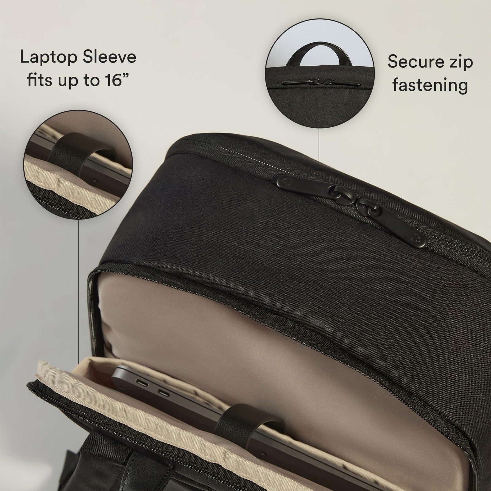 – Backpack Rucksack Laptop Pocket Suitcase Sleeve Travel Work Gym