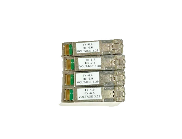 Lot of 4 Fiberstore 1000BASE-SX SFP Transceivers Dell Compatible Tested Working