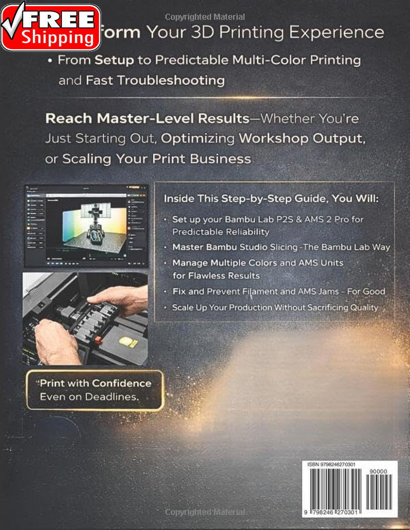 BAMBU LAB P2S & AMS 2 PRO MASTERY 2026: the Complete Setup, Bambu Studio Slicing