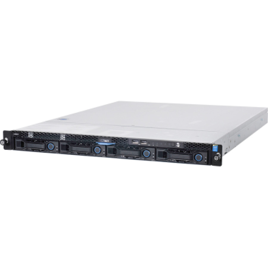 1U Server Intel Xeon E3-1240 V5 3.5Ghz 4C 32GB RAM 2x M.2 2280 OCP RJ45 Rails
