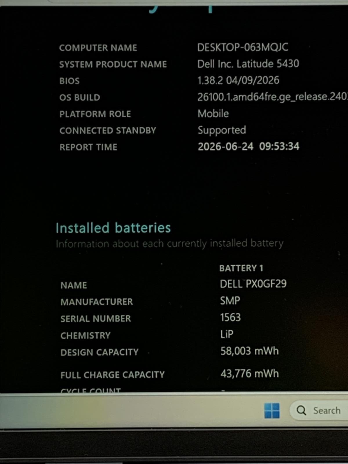 Dell Latitude 5430 Intel i5-1245U 256GB SSD 16GB DDR4 Windows 11 Pro