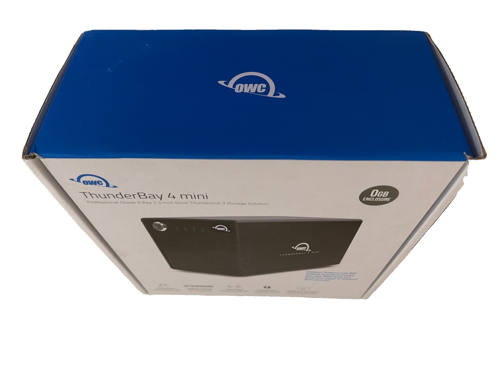 OWC ThunderBay 4 mini Professional Grade 4-Bay 2.5” Drive Thunderbolt 3 0GB NIB