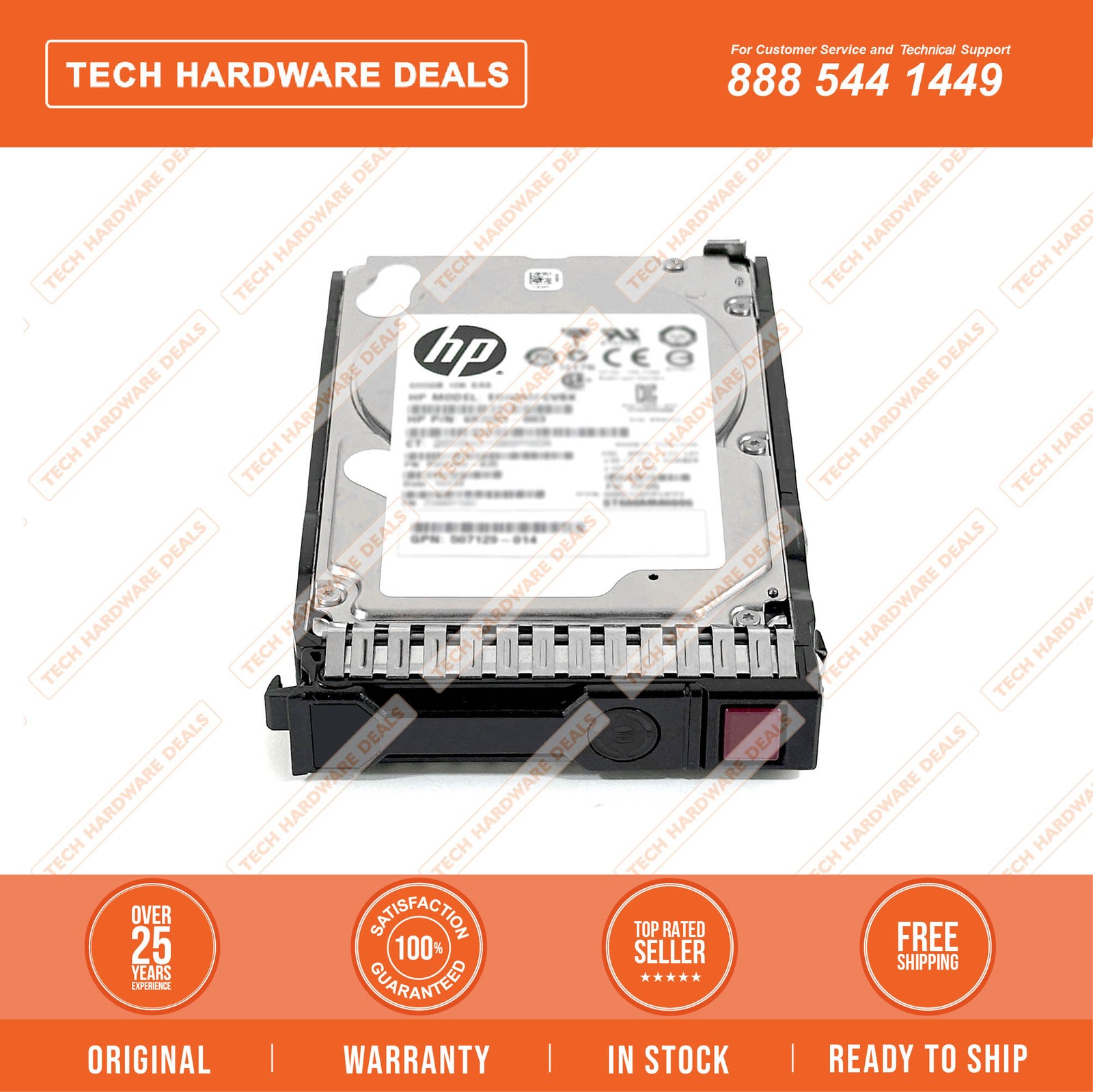 857966-001 0 Hrs w/Tray HPE 10TB SAS 12G 7.2K LFF LP He 512e DS HDD