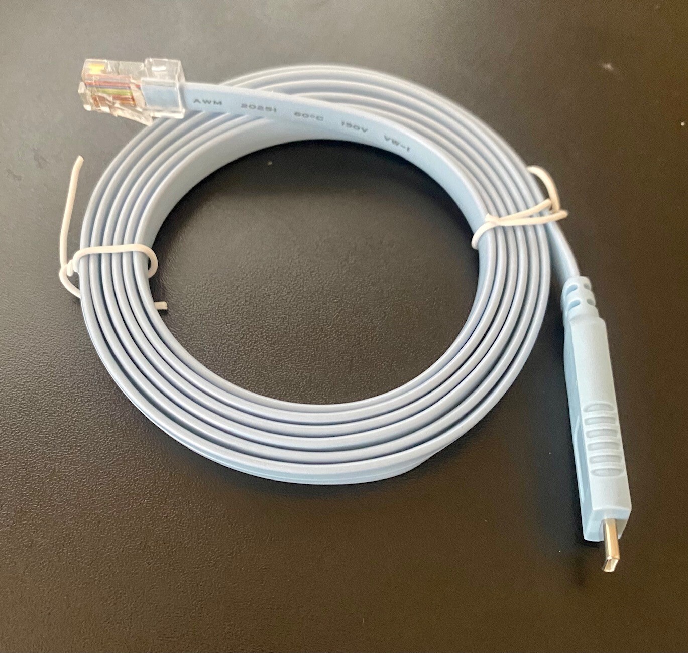 FTDI Chip USB Type C to RJ45 Console Cable Cisco Router CAB-CONSOLE-USB-C