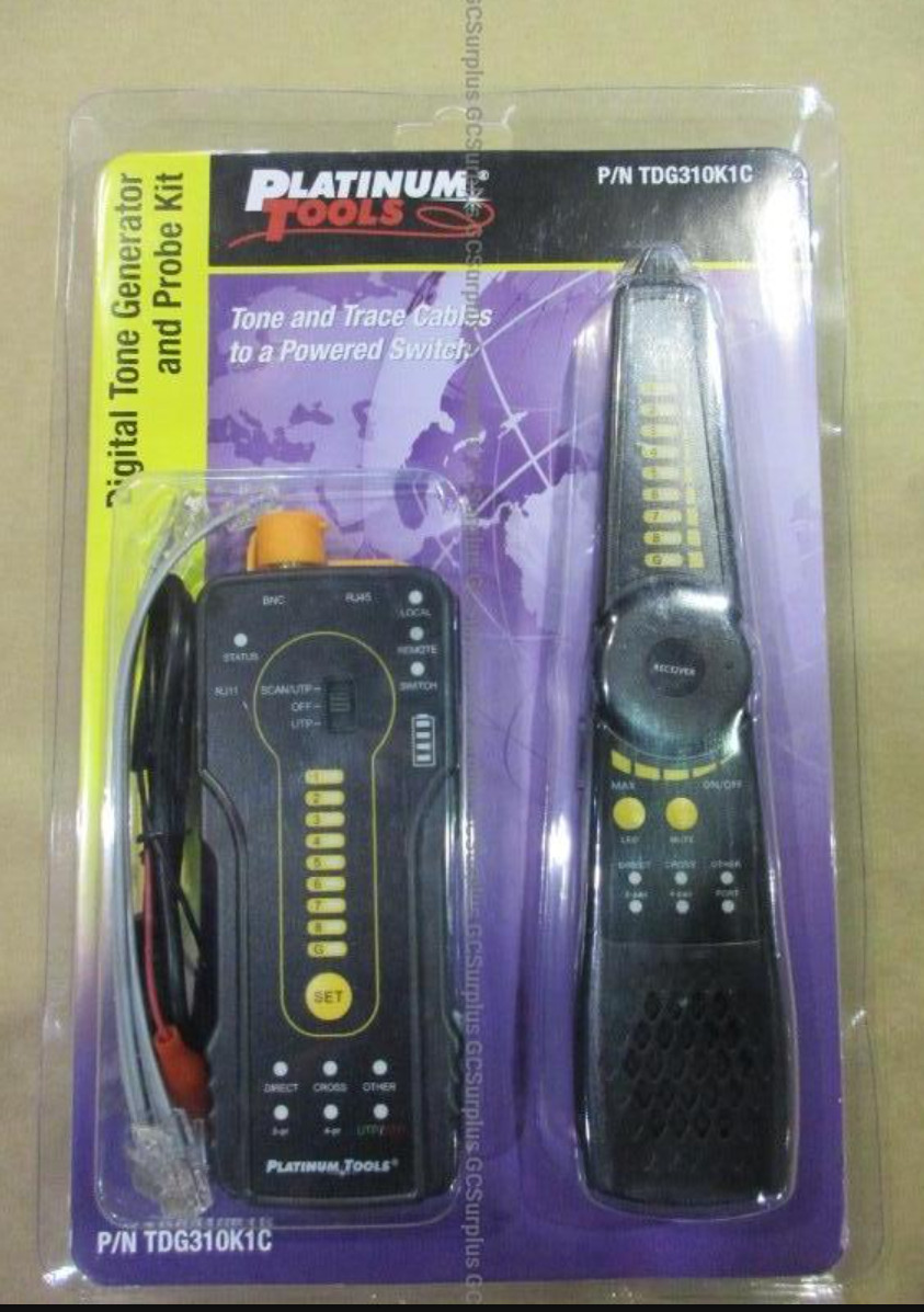 Platinum Tools TDG310K1C Digital Tone Generator and Probe Kit