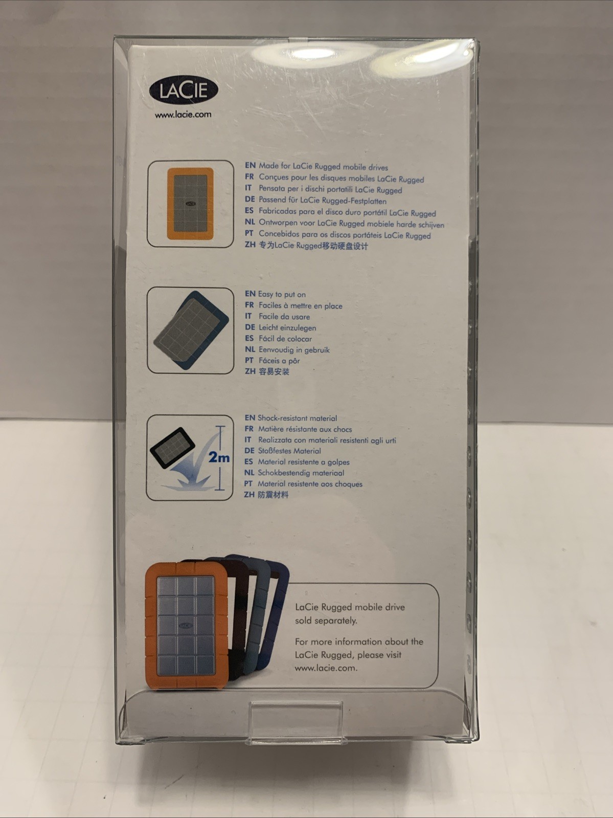 LaCie Rugged Sleeves 3-pack For LaCie Hard Drive Multi-color 130752