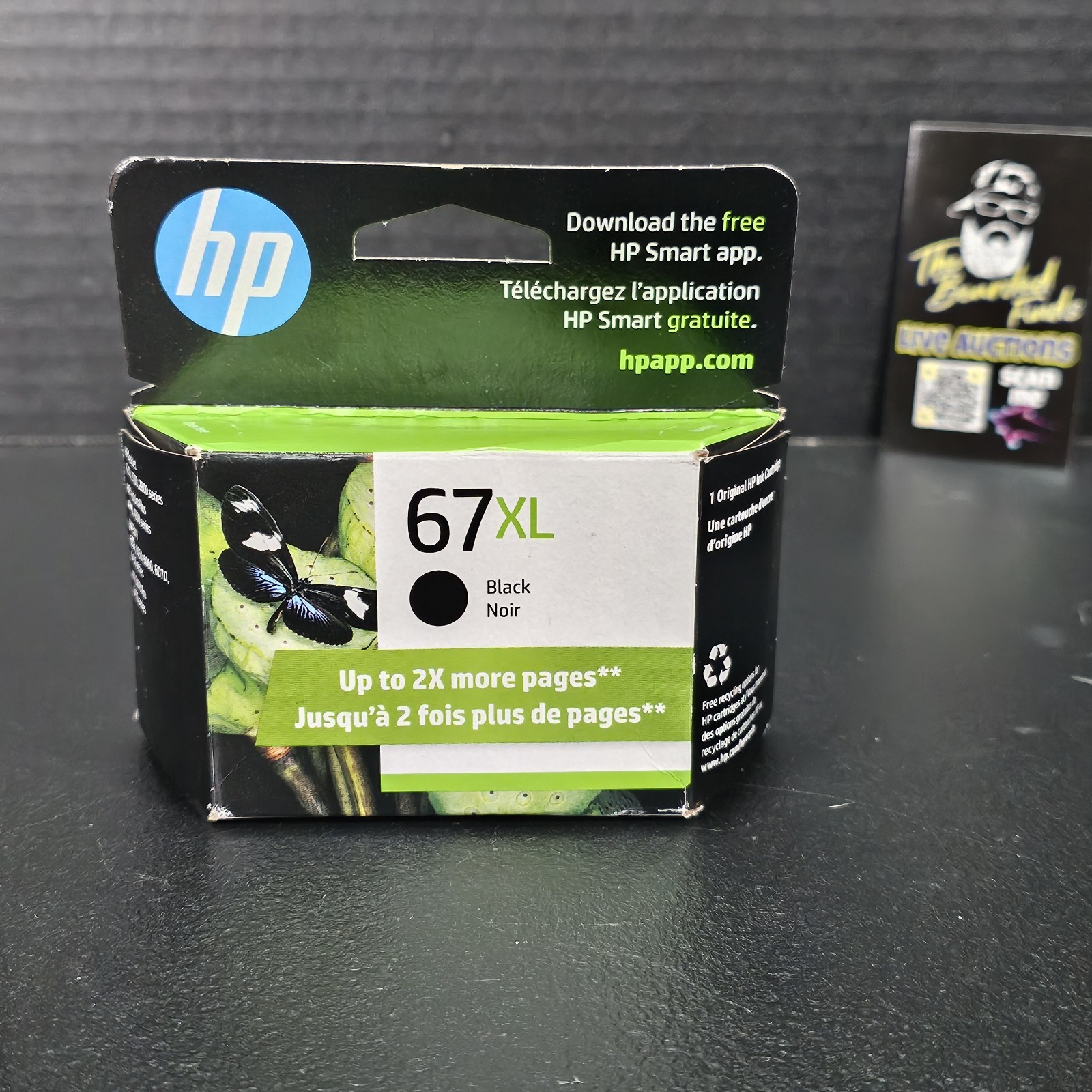 HP 67XL High Yield Black Original Ink Cartridge 240 pages 3YM57AN#140 – 12/2026