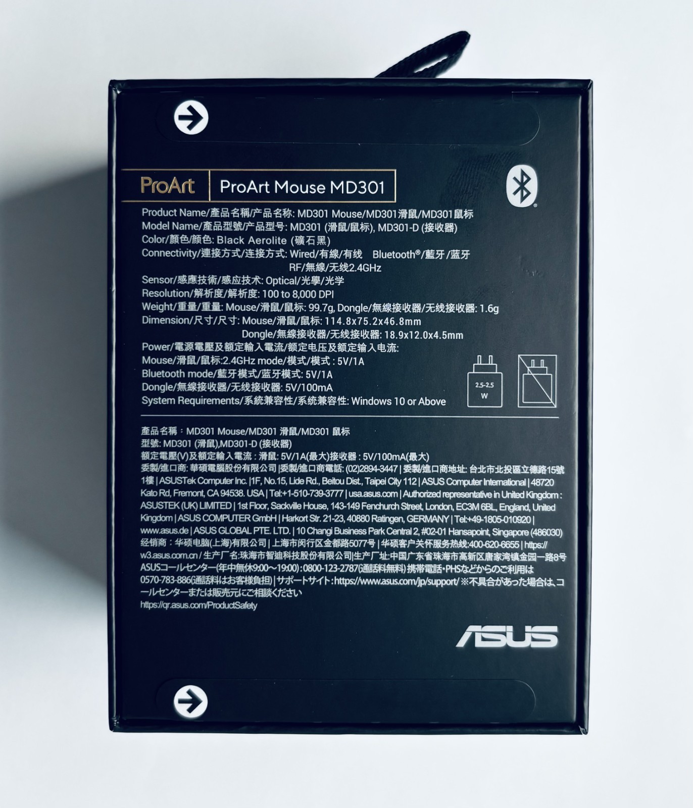 ASUS – ProArt MD301 Optical Ergonomic Mouse with Hot-Swappable Switches and S…