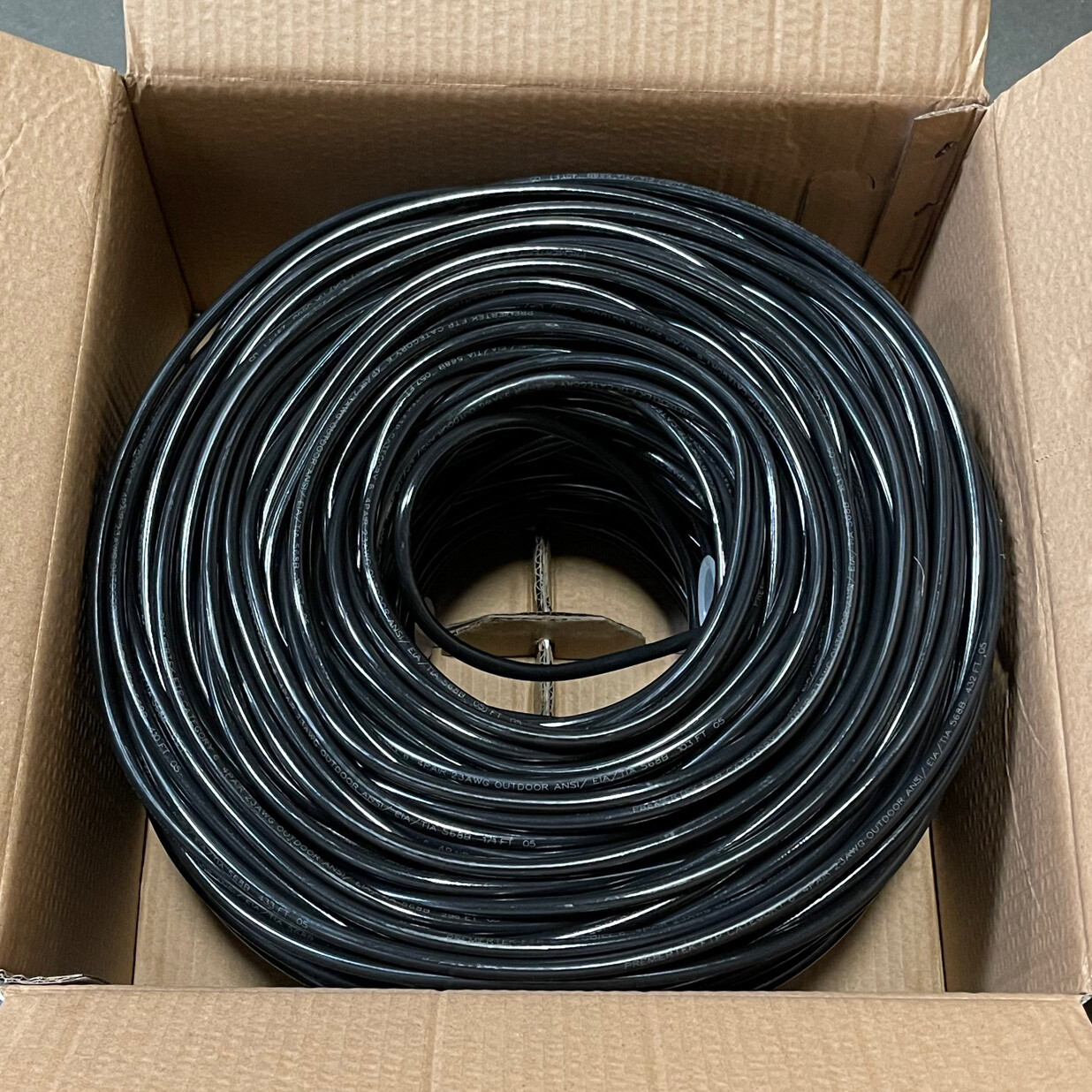 500ft CAT6 UV Shielded FTP Waterproof Outdoor Direct Burial Network LAN Cable