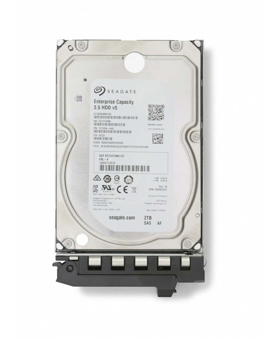 Fujitsu 2TB 3.5″ 7.2K SAS 12Gb/s Server Hard Drive HDD + Caddy S26361-F5635-L200