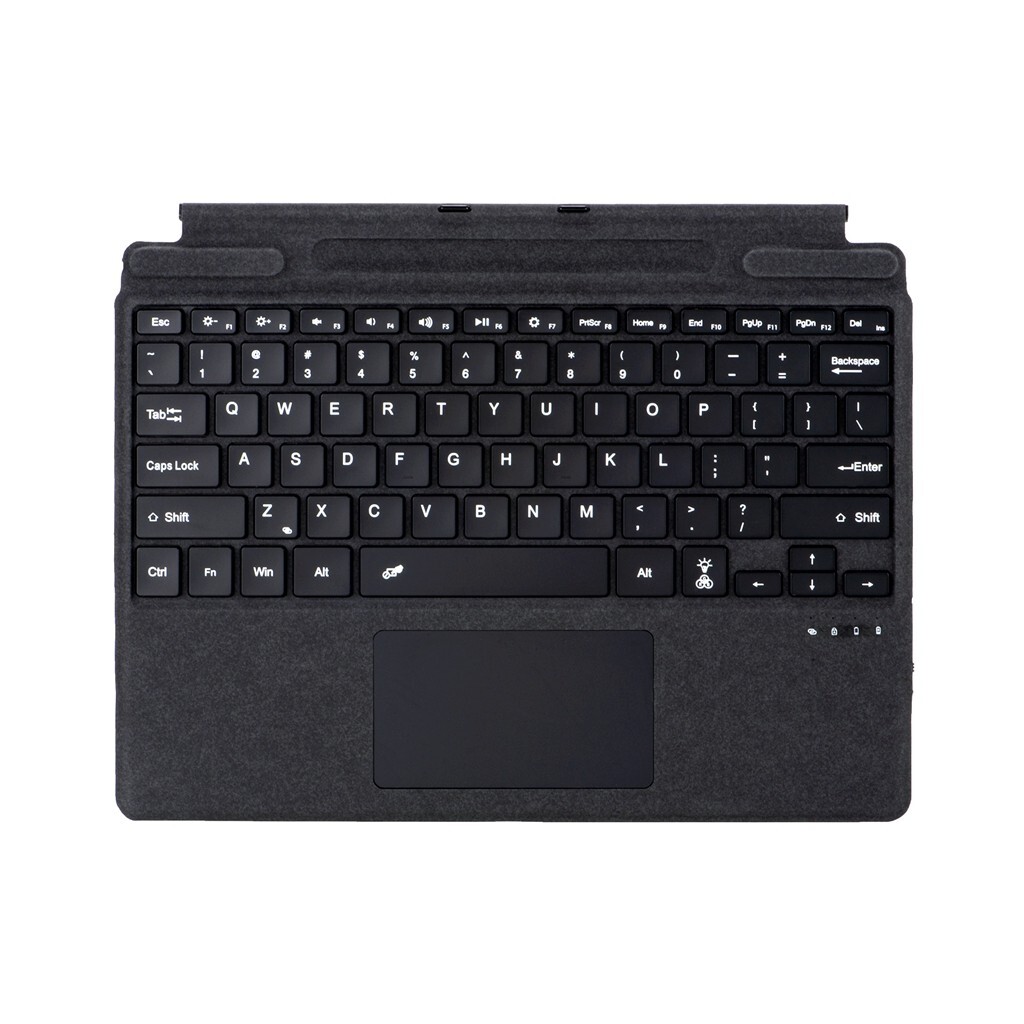 Backlit Wireless Slim Keyboard Touchpad for Microsoft Surface Pro 8/9/X/10/11