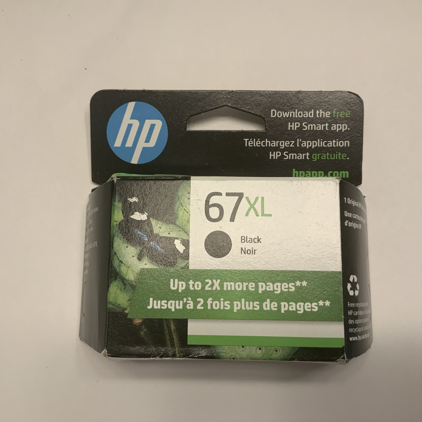 HP 67 XL Black Ink Cartridge
