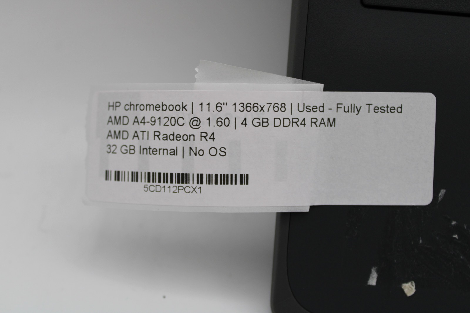 HP Chromebook 11a G8 EE A4-9120C Radeon R4 4GB RAM 32GB SSD Chrome OS