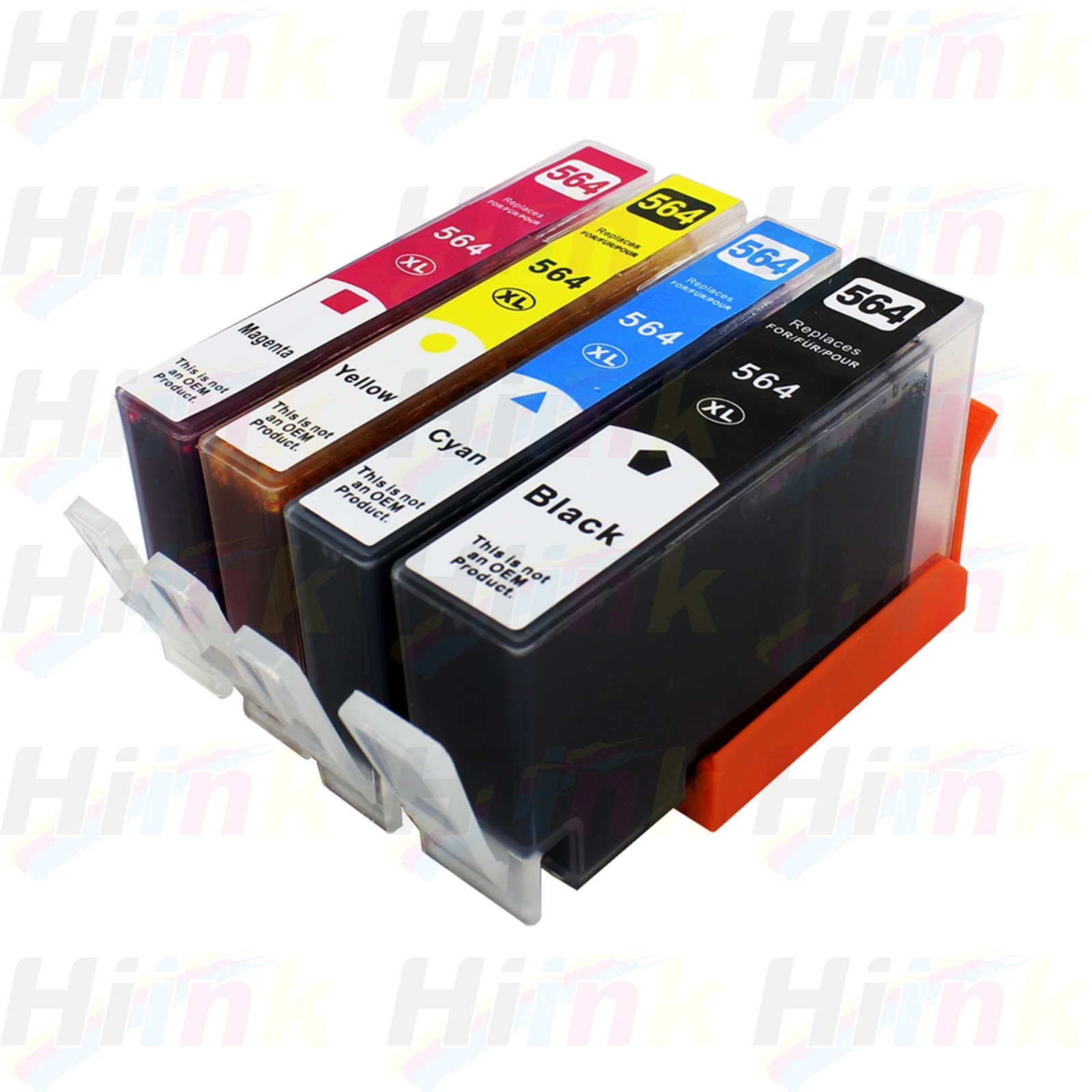 4PK Ink For HP 564 564XL PhotoSmart 7510 7520 7525 309 309A C5300 C310 C410 C510