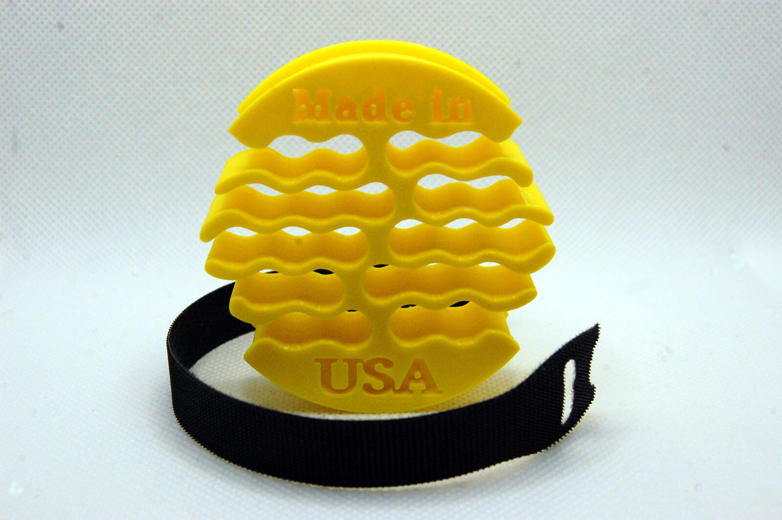 24 Cable Yellow Ethernet Comb/Organizer – Cat 6A UTP – Comes With Tie – USA