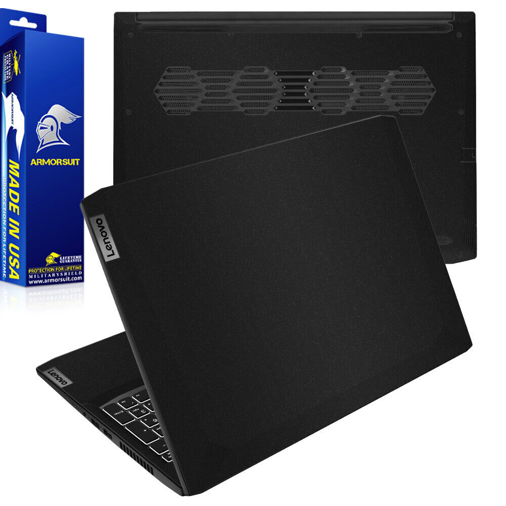 Armorsuit Matte Black Metallic Wrap for Lenovo Ideapad Gaming 3 / 3i (15 Inch)