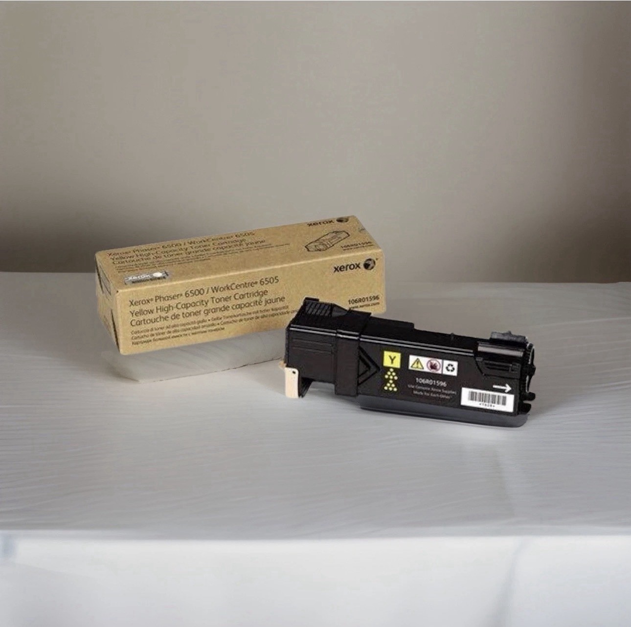 Xerox 106R01596 Toner Cartridge for Phaser 6500/WorkCentre 6505 – Yellow