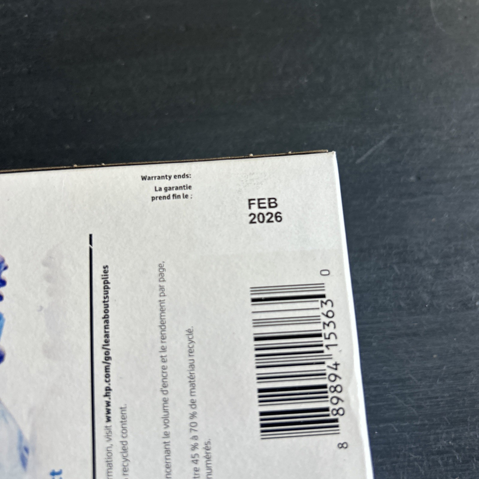 NEW HP 62 Printer Ink Combo Black & Tricolor OEM SEALED Genuine Feb 2026