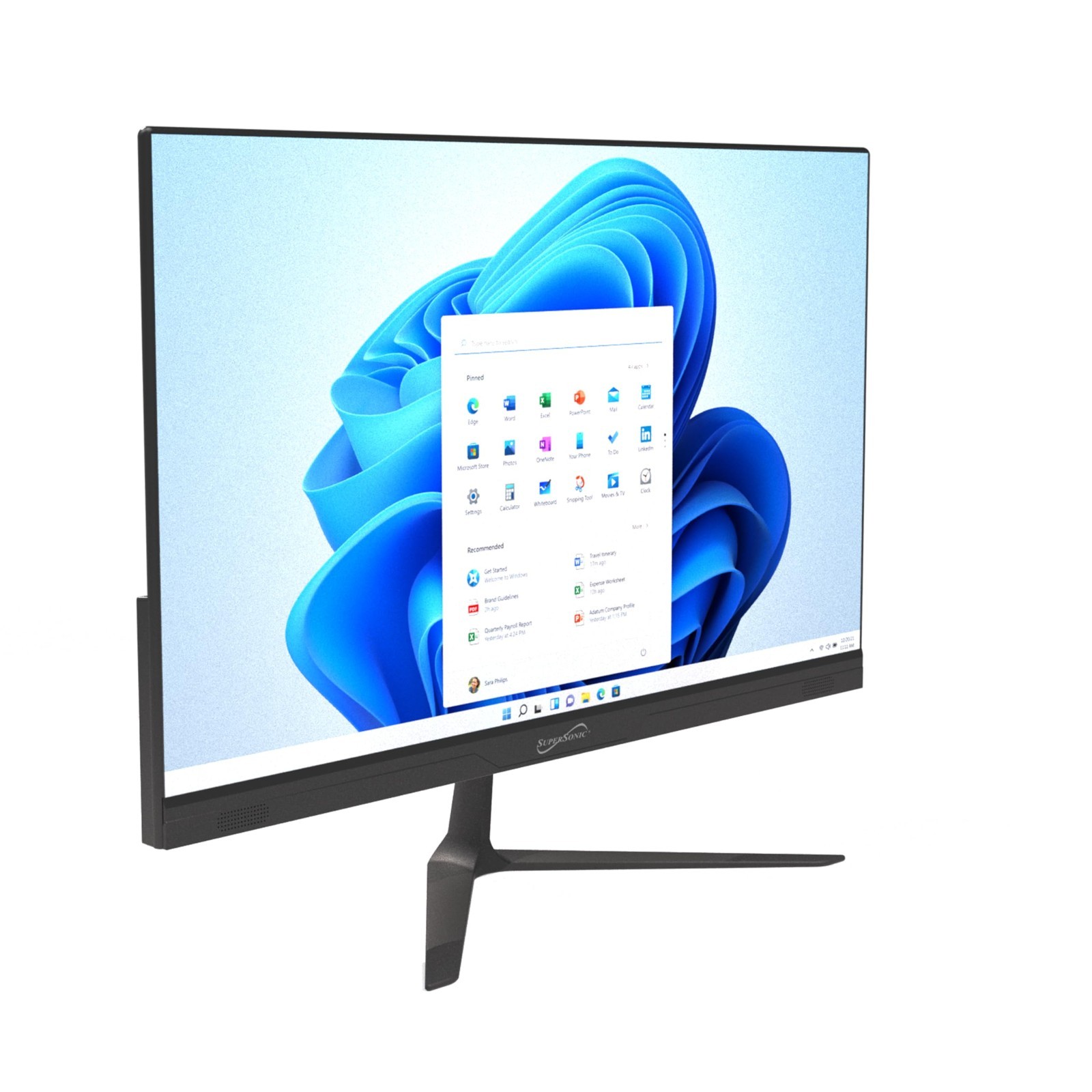 Supersonic 24″ Windows All-In-One Desktop Computer Intel N100 8GB RAM 256GB SSD