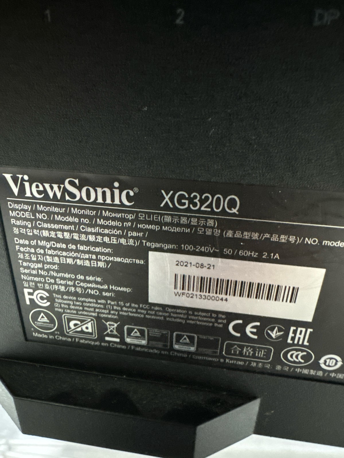 ViewSonic ELITE XG320Q 32in 4K UHD IPS Monitor HDR 600 FreeSync HDMI DP USB (3)
