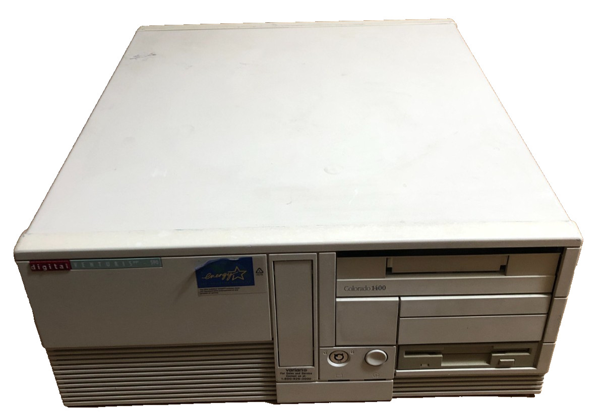 Digital DEC Venturis FP 590 Pentium Computer 8gb Model 923ww, Powers on, AS IS**