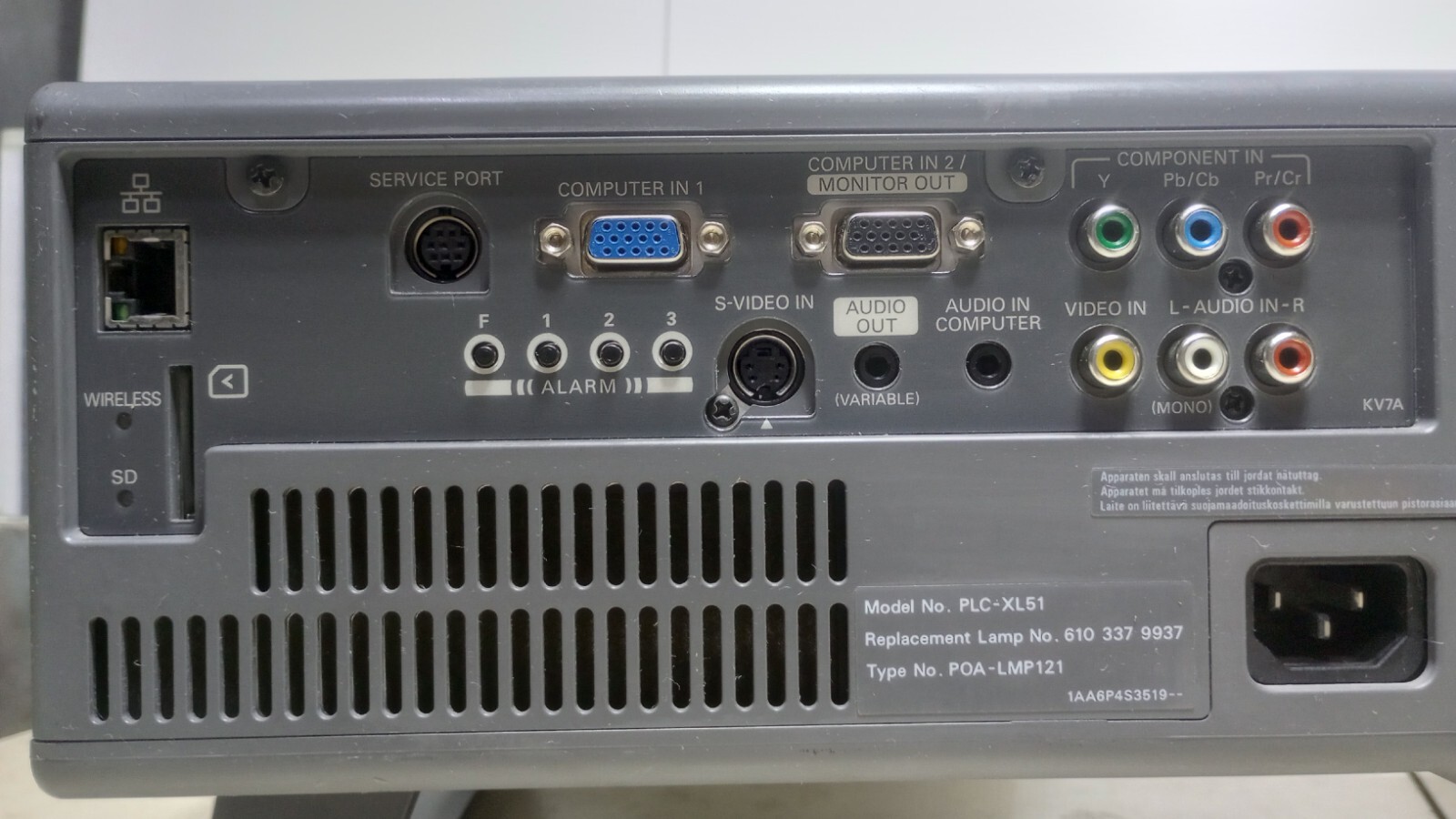 Nice Working Sanyo PLC-XL51 Ultra-Short Throw Conference Projector Very Bright
