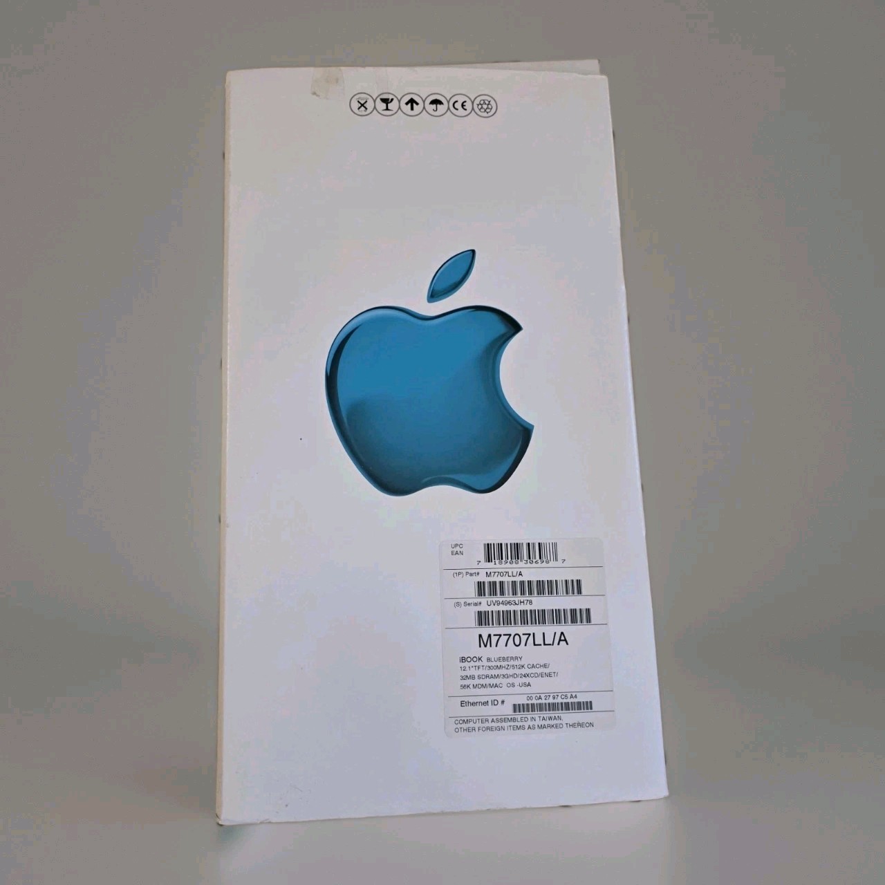 2000 Apple iBook G3 Original Retail BOX With Styrofoam ONLY See Description