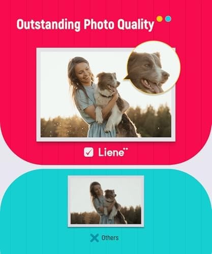 Liene Photo Paper & Cartridge, 2 Ink Cartridge Refill & 72 sheets photo paper…