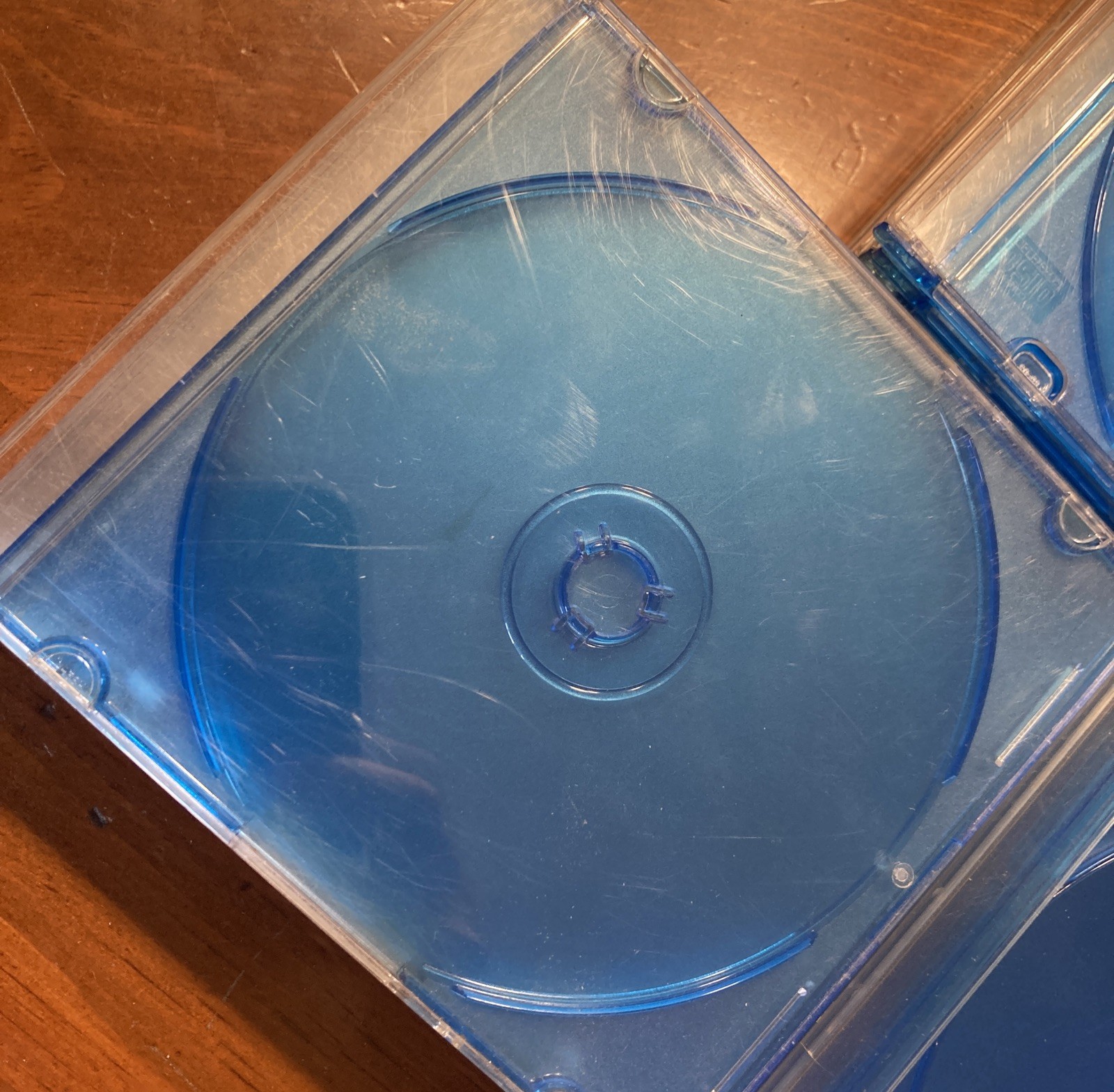 Lot of 50 Slim Blue CD DVD Blu-ray Jewel Cases – Replacement Storage | USED