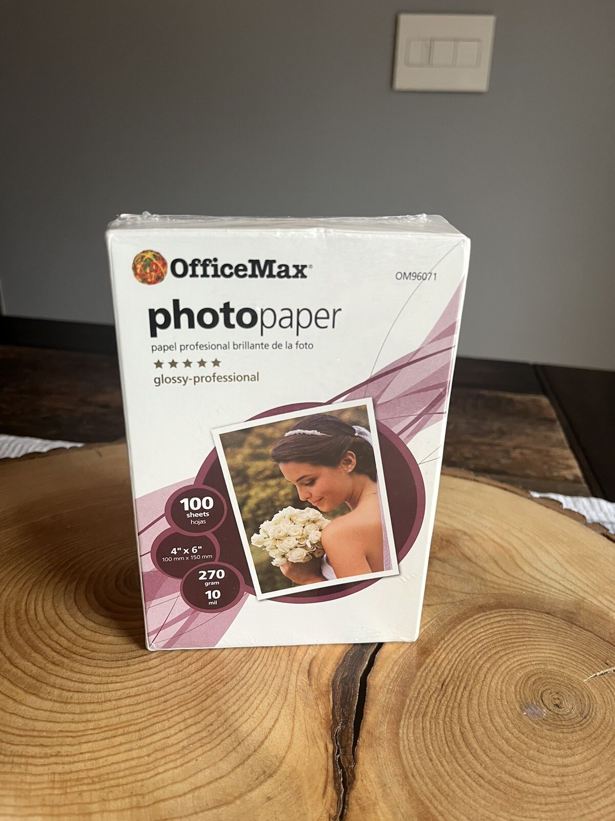 4×6 Glossy Professional Photopaper Officemax 270gram Printer 10mil