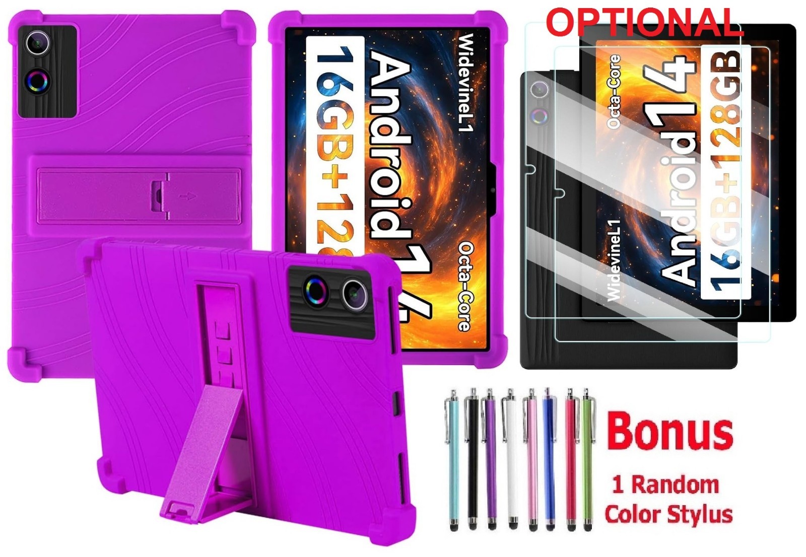 Case for AEEZO Android 15 14 13 Tablet 10.1 inch Tablet Shockproof Rubber Cover