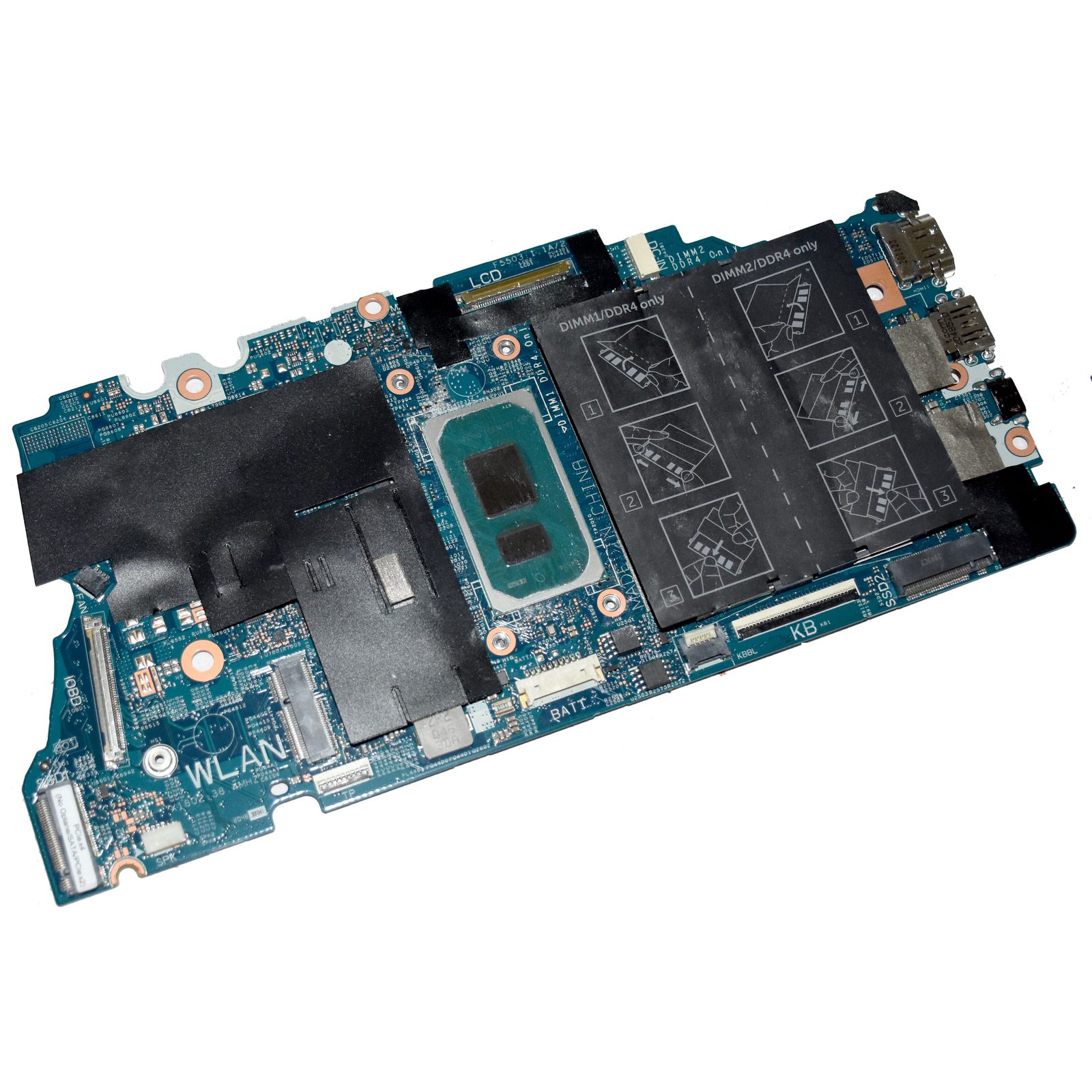 Dell Inspiron 5502 Motherboard i7-1165G7 2.8GHz Quad-Core Integrated GPU W3XW5