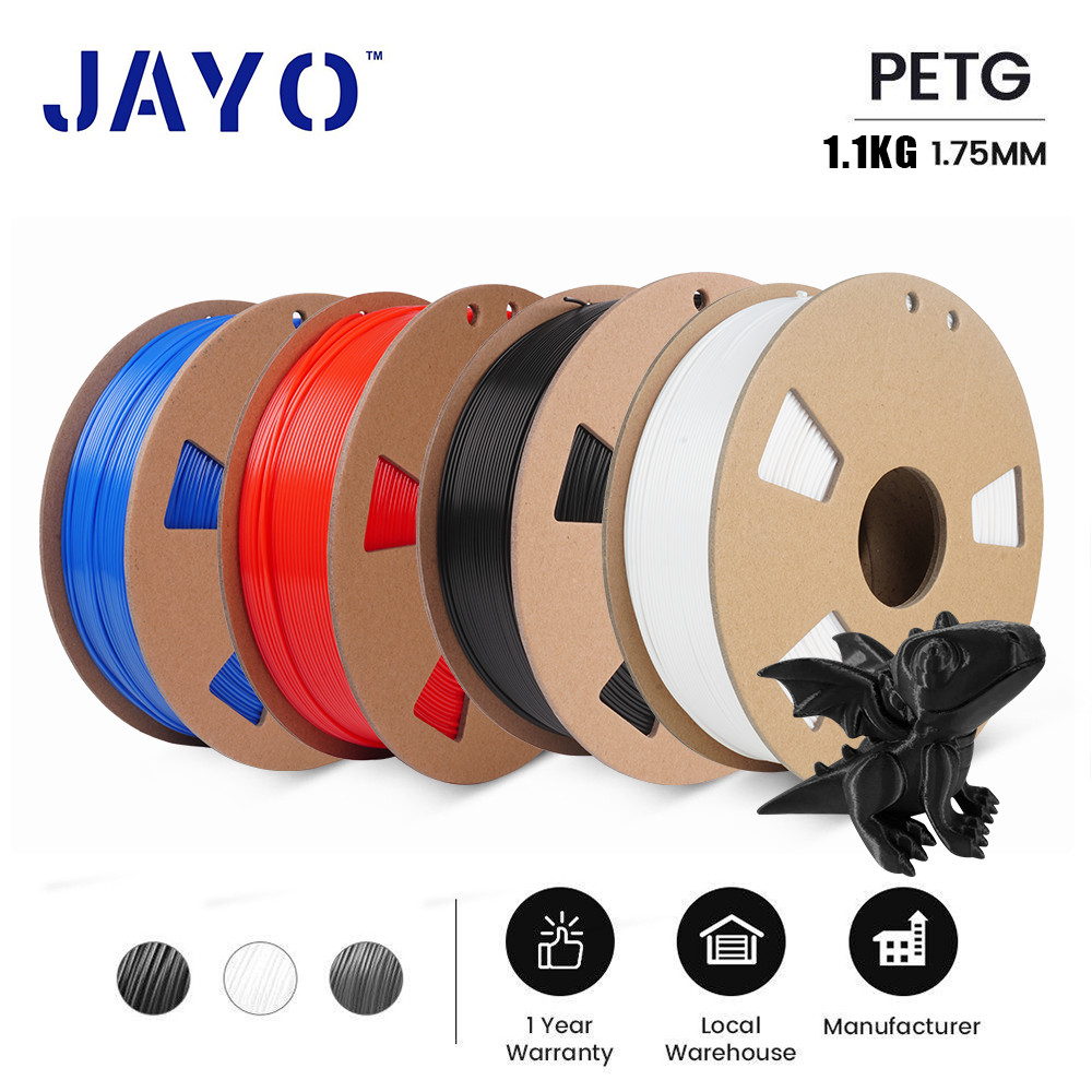 JAYO 1.1KG PETG Filament 1.75mm With Cardboard Spool FDM 3D Printer Filament