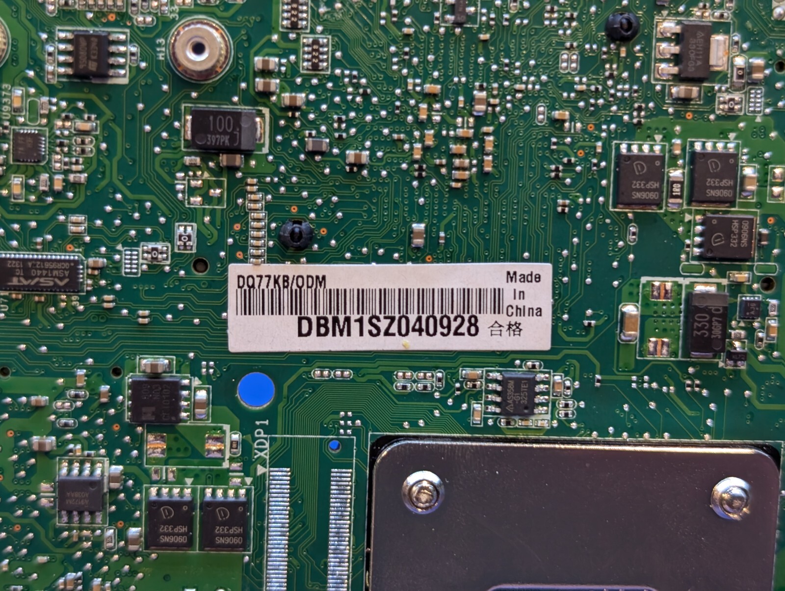 *No Power Adapter, Low Profile* Intel DQ77KB Mini ITX Motherboard DDR3 LGA 1155
