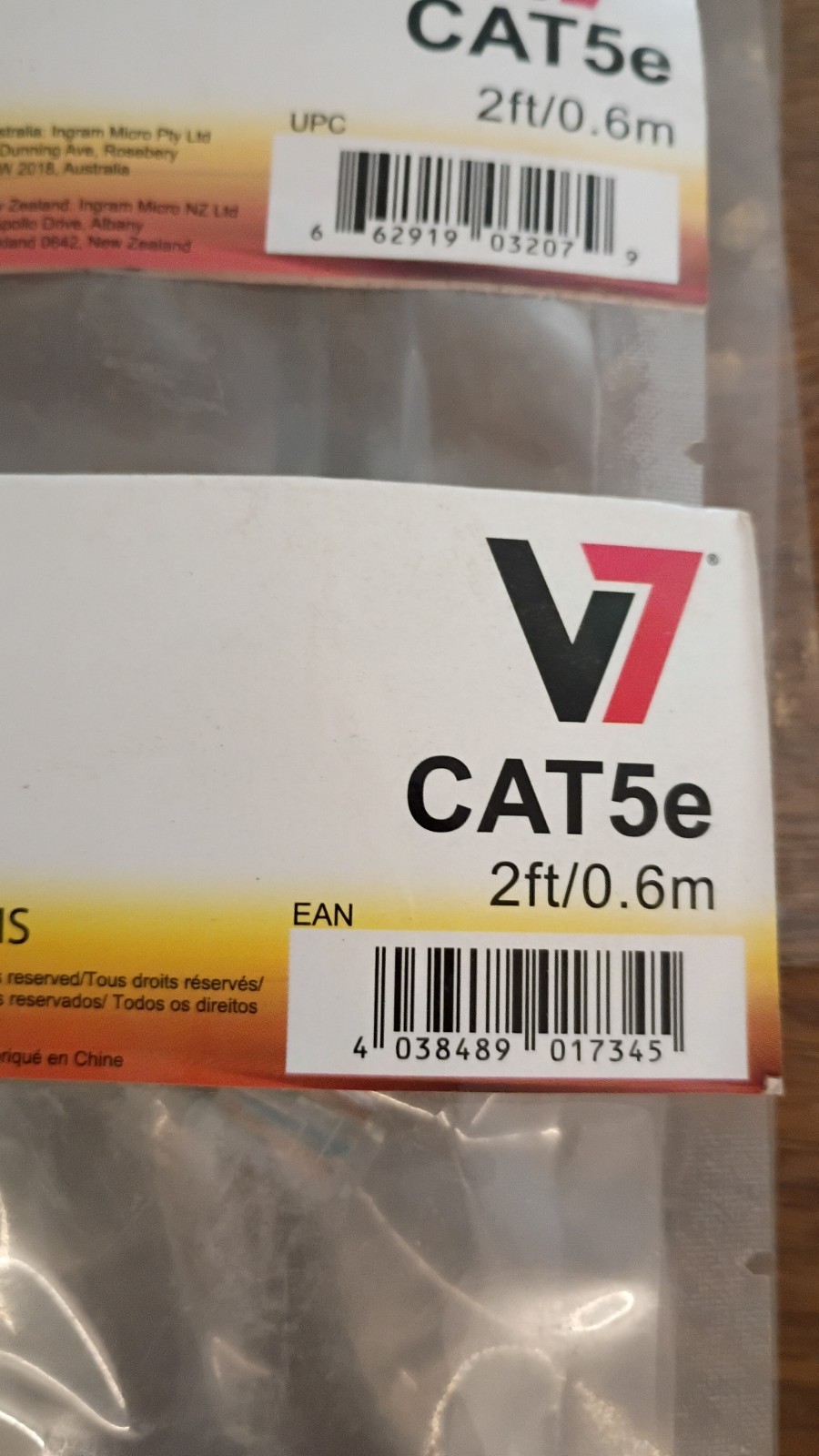 Cat5e Ethernet Patchcords, 12pc Variety Pack of different lengths, 1, 2, 3 & 5ft