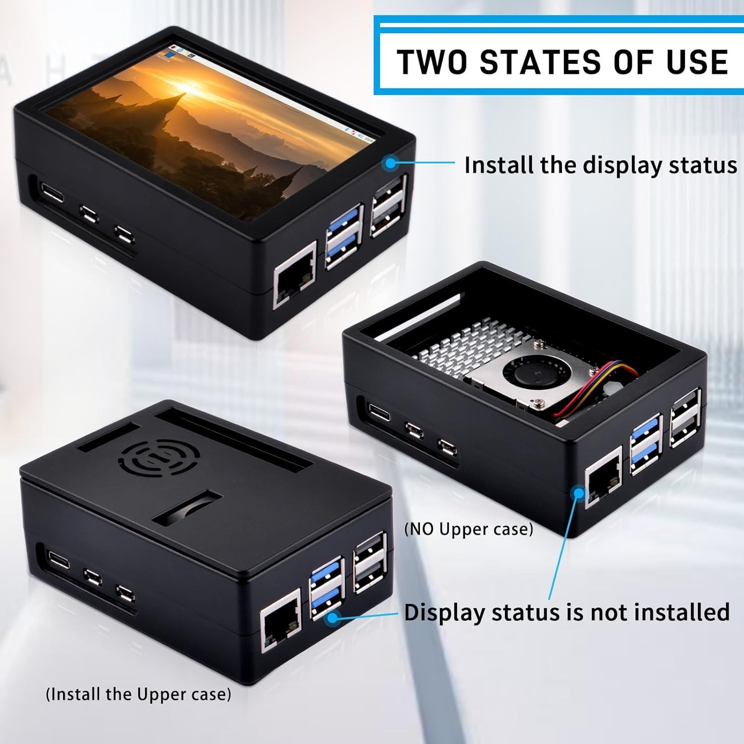 Raspberry Pi 5 Touch Screen Kit with Active Cooler$