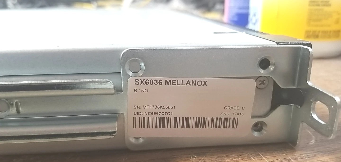 Mellanox SX6036 36 Port Managed 56 Gigabit FDR Infiniband 40 Gig Ethernet Switch