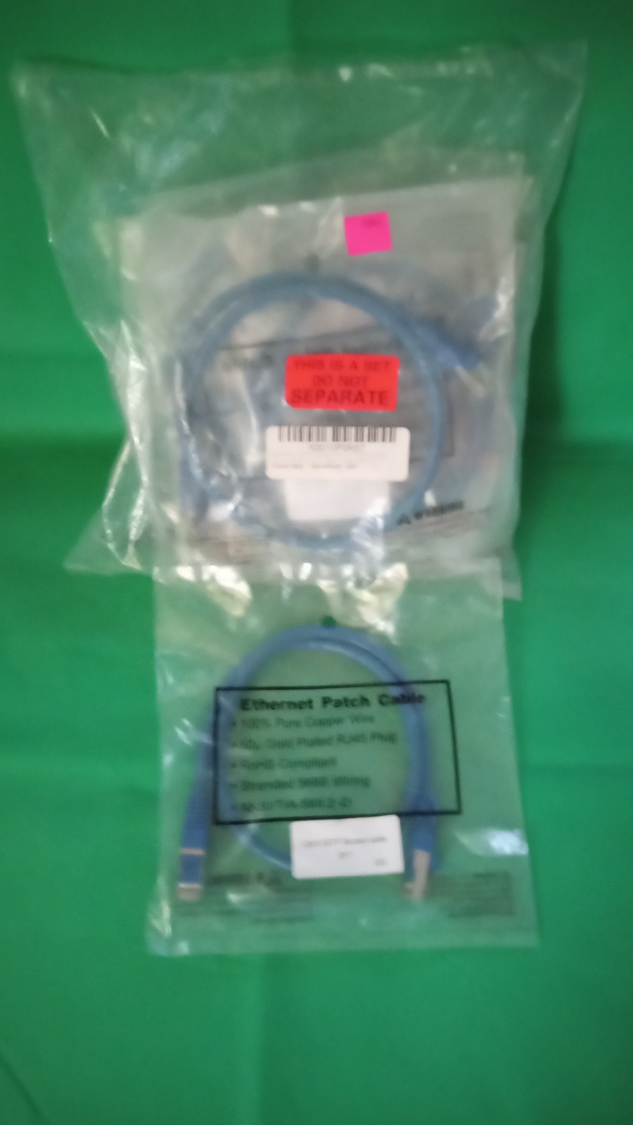 10 pk Cat. 6 SSTP Booted cable, 2 ft. ethernet patch cable, stranded 568B wiring
