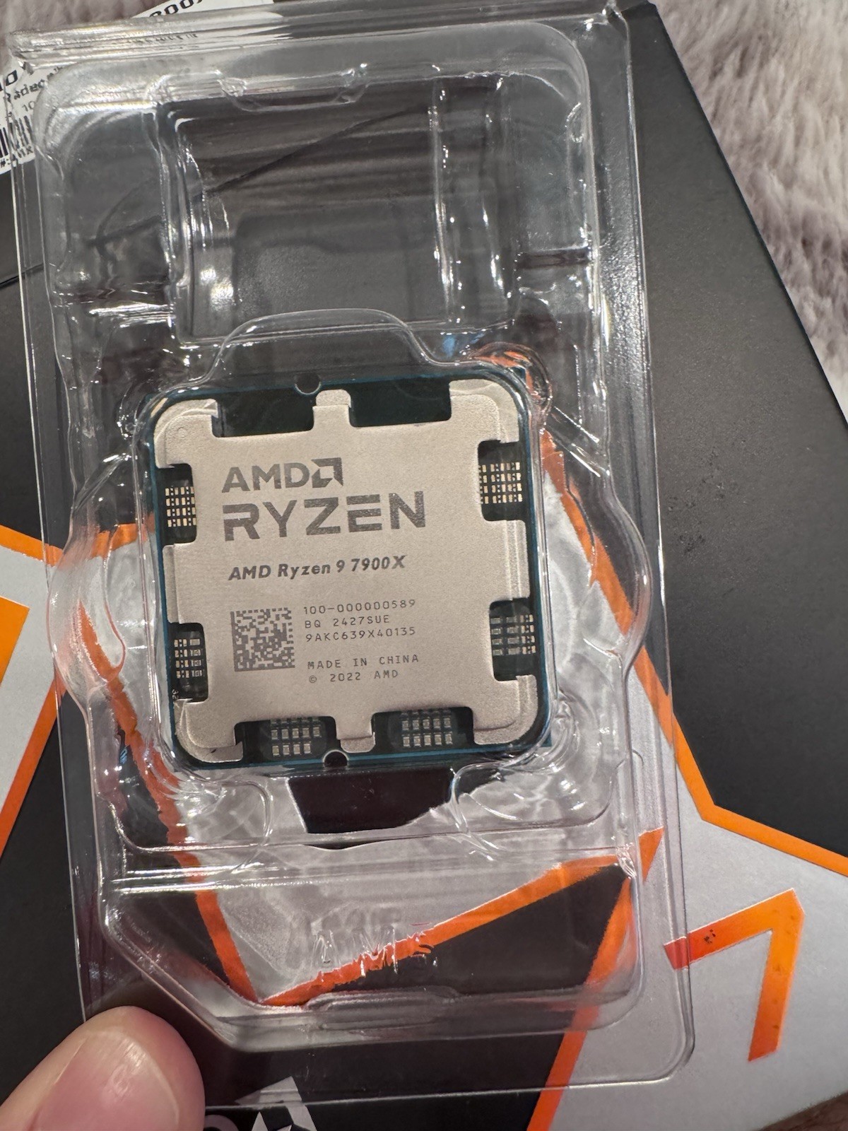 AMD Ryzen 9 7900X 12-Core 4.7GHz Desktop CPU Socket AM5 12MB/64MB