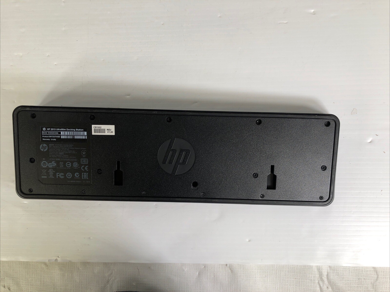 HP 2013 UltraSlim Docking Station HSTNN-IX10 D9Y32AA#ABA 727347-001