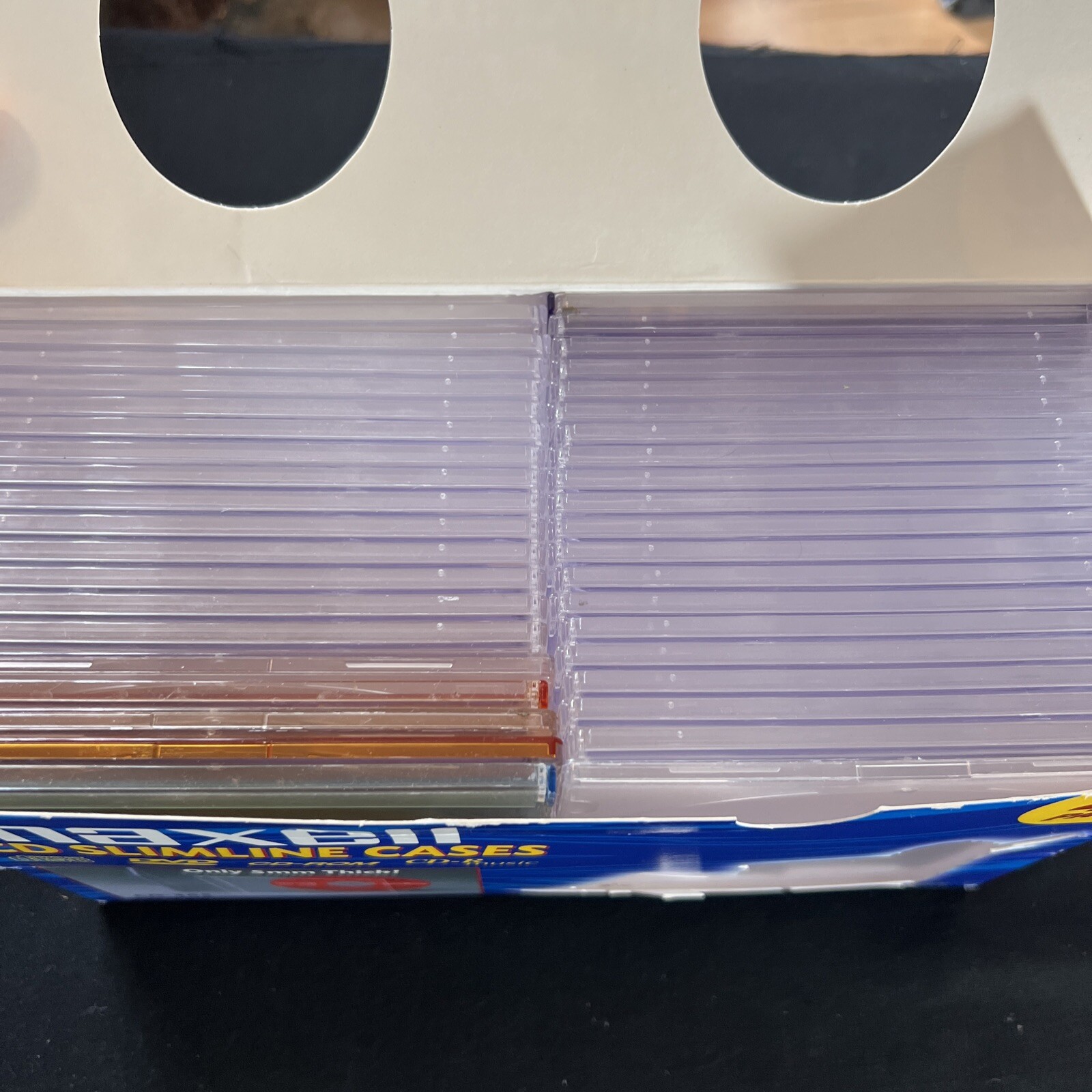 VTG NOB Maxwell Slimline Jewel Cases, CD- 365, *39 Cases Open Box*, DVD, CD-ROM