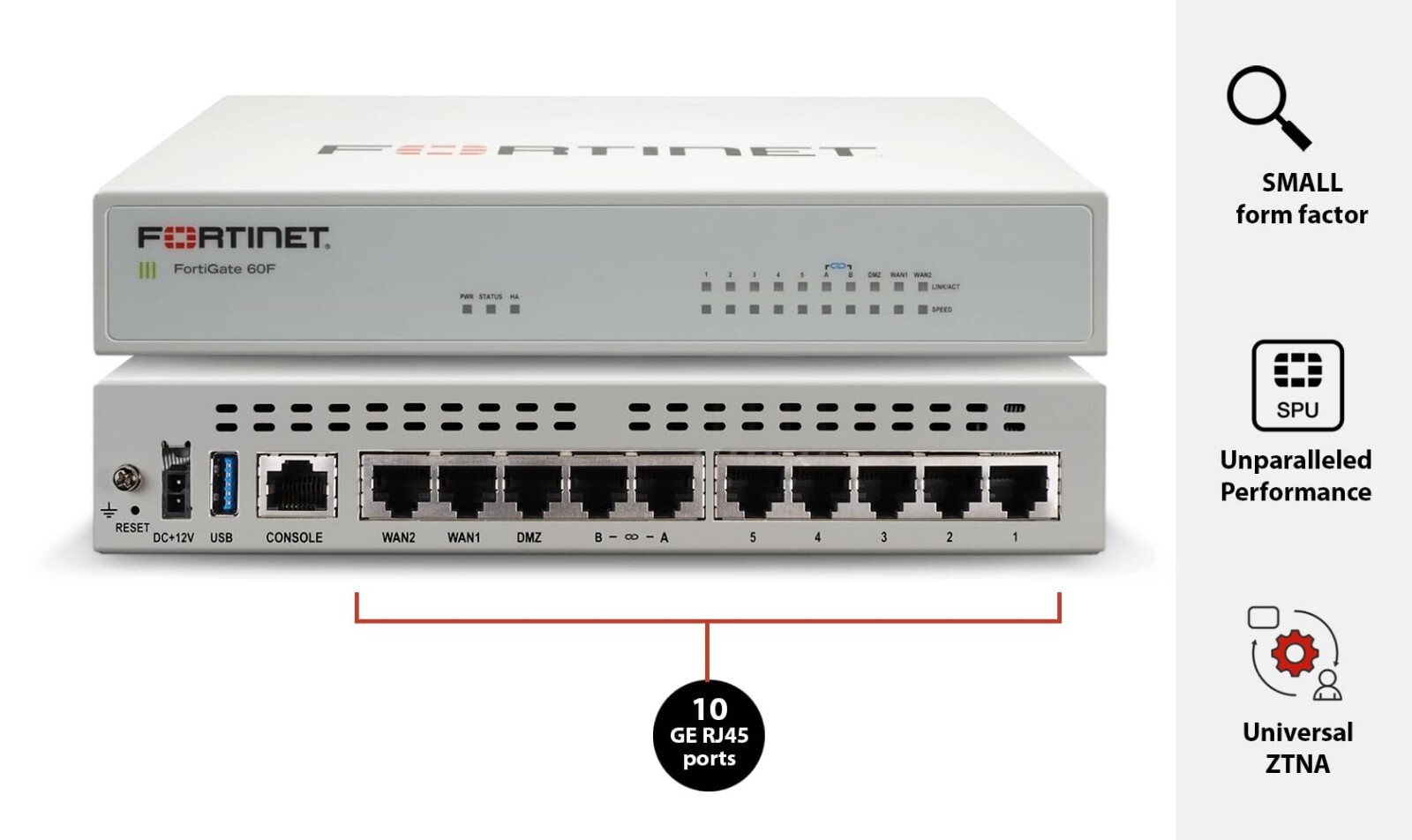 Fortinet FG-60F Fortigate-60F Network Security Firewall Initialized 【Fast ship!】
