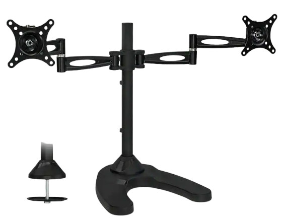 Mount-It! Dual Arm Freestanding Monitor Stand MI-792