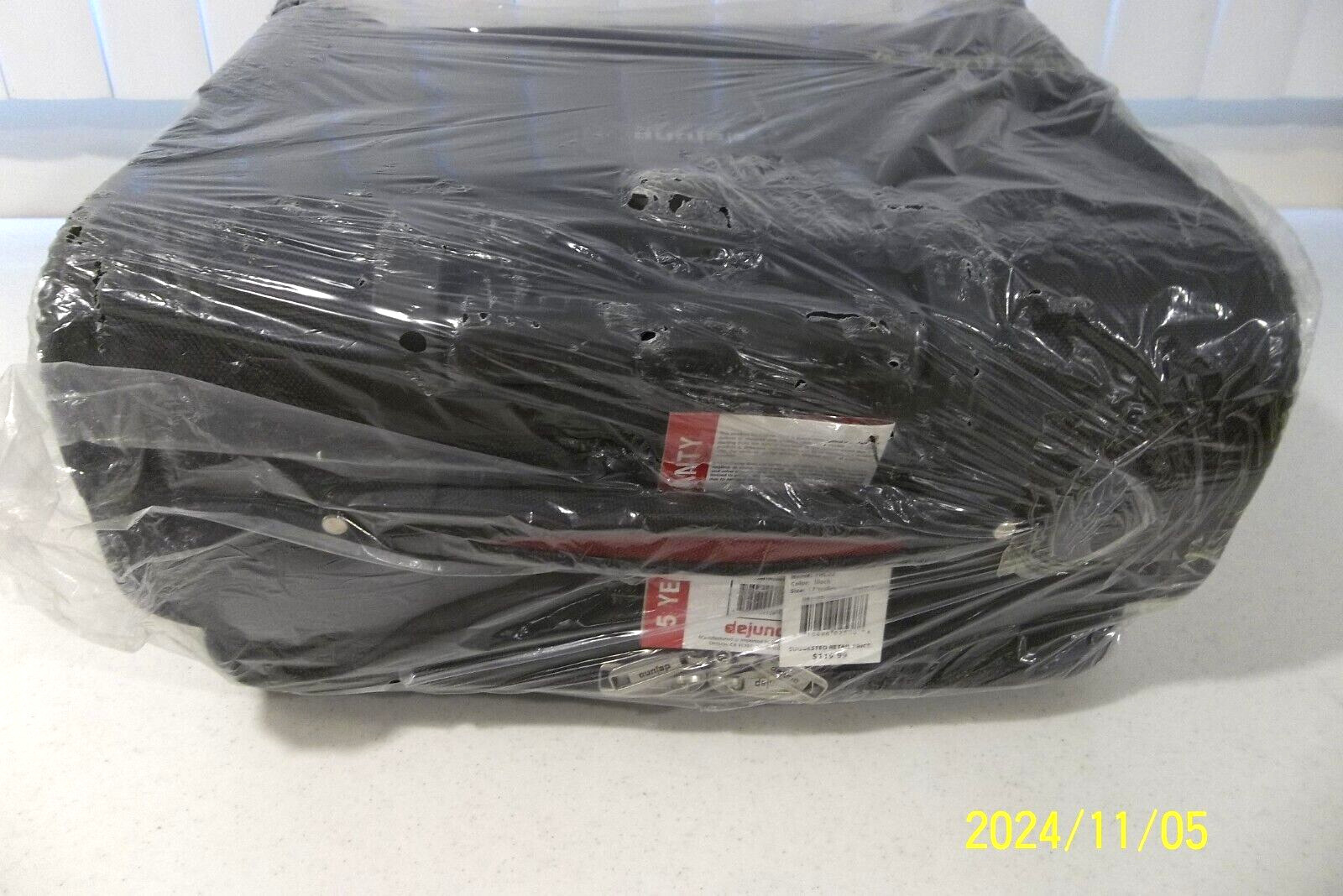 Briefcase Computer Case Dejuno Model PRC22-BK Rolling 17″ Laptop One Size Black