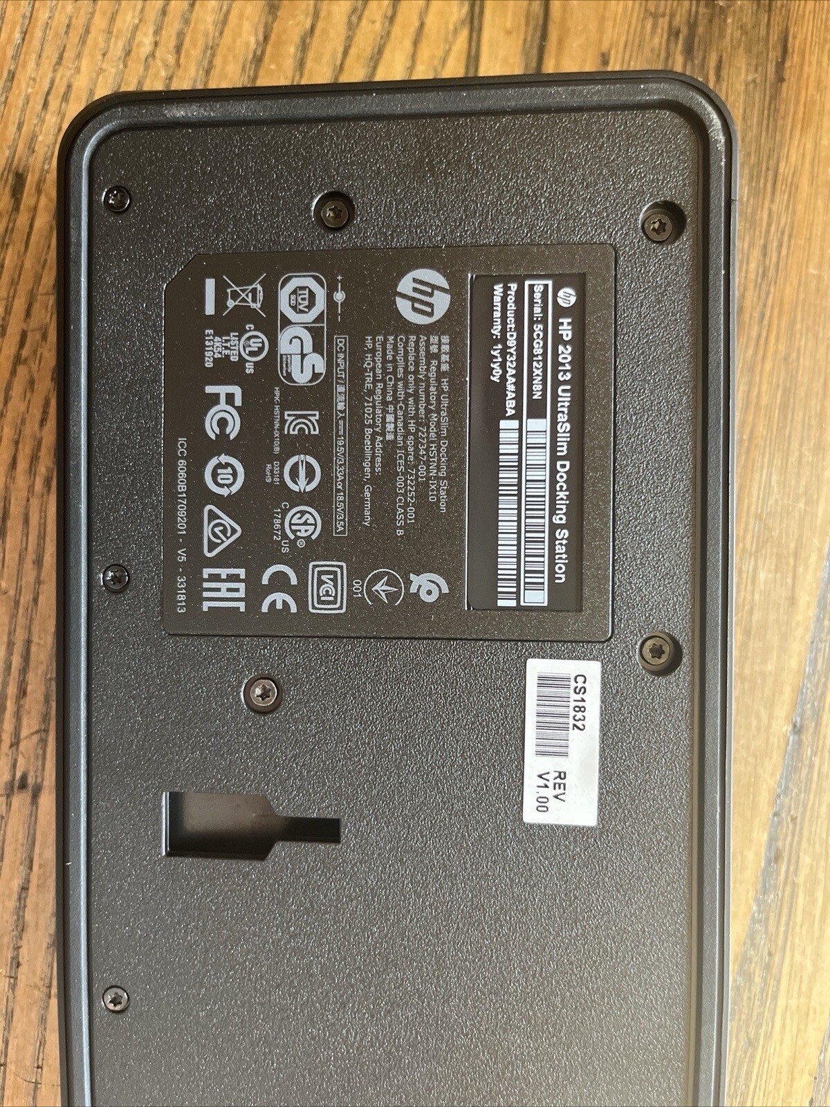 HP D9Y32AA#ABA 2013 UltraSlim Docking Station D9Y32AA#ABA